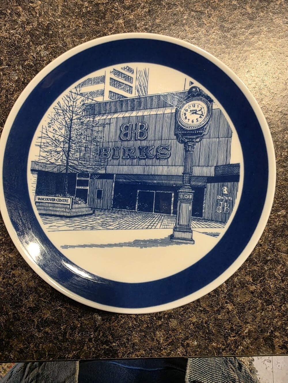 Rare Vintage 1970s Birks Jewellers souvenir Collector Plate.